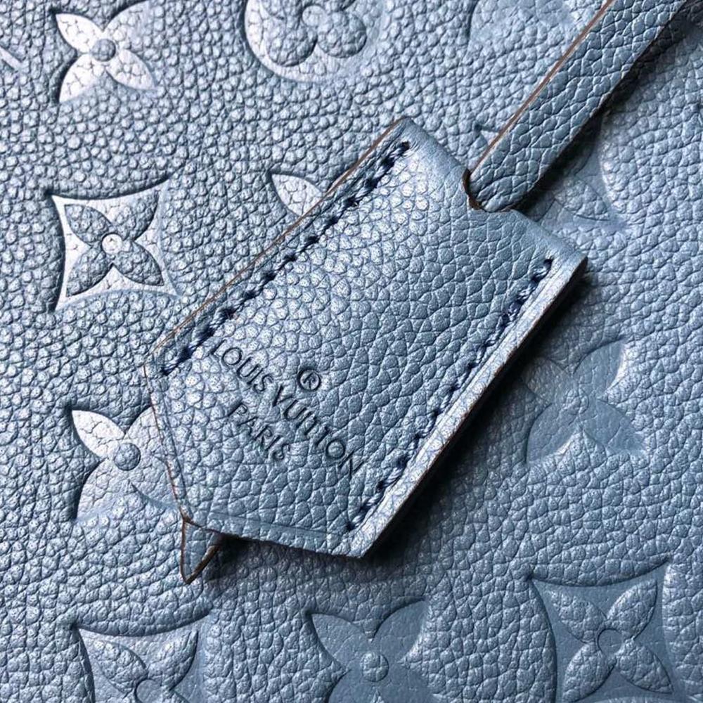 Louis Vuitton Montaigne MM Blue Handbag
