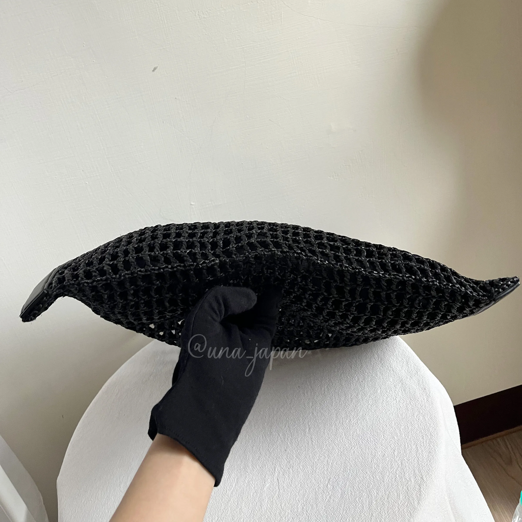 Saint Laurent YSL Raffia Tote Bag