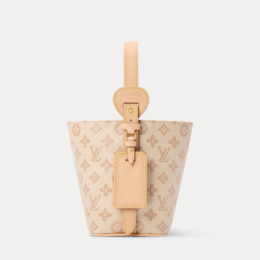LV All in BB Monogram Origine Lin Tote Bag