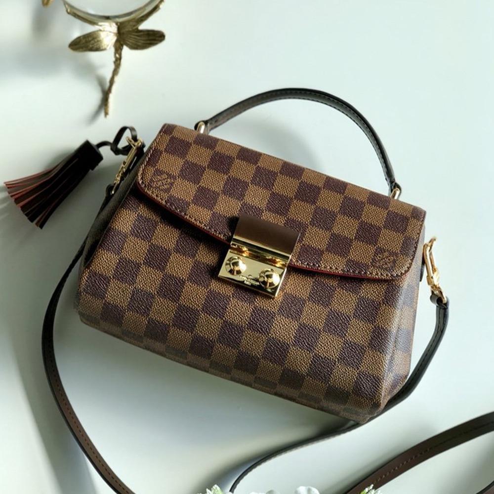 Louis Vuitton Croisette Damier Ebene Handbag