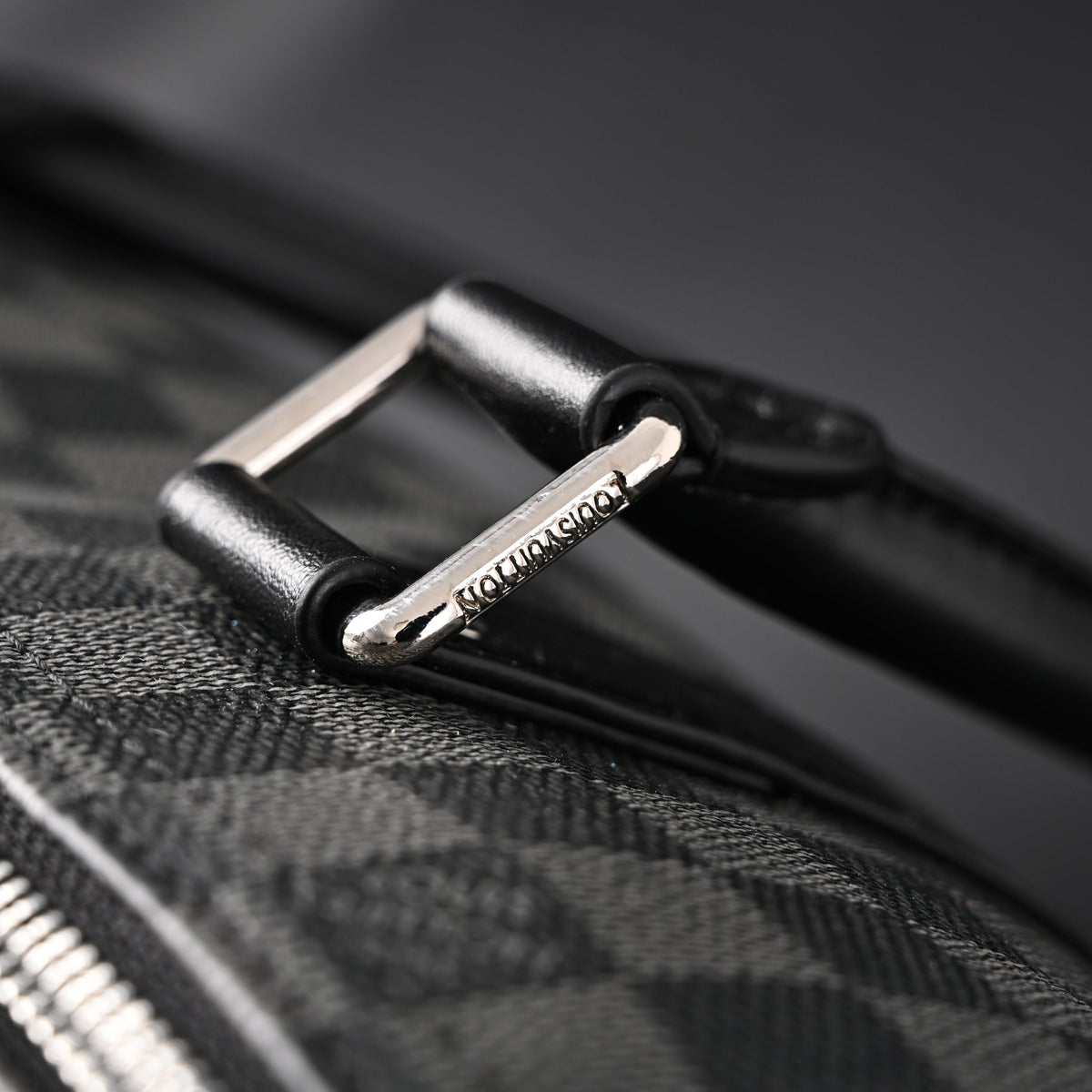 Louis Vuitton Keepall Bandoulière 45 Damier Graphite Canvas Travel Bag