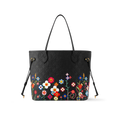 LV x TM Neverfull MM Tote Bag - Black