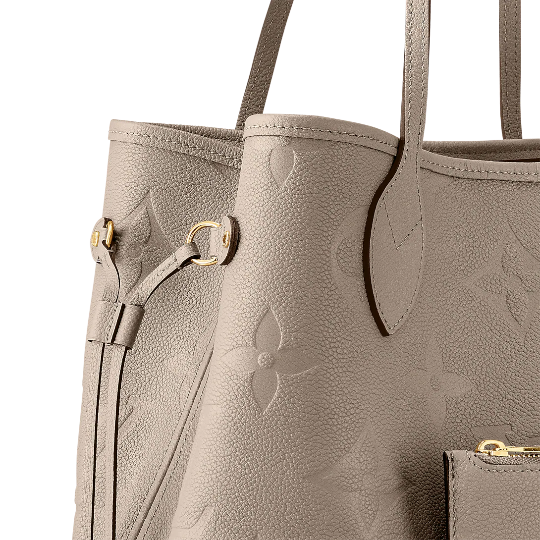 Louis Vuitton Neverfull MM Tourterelle Gray Tote Bag